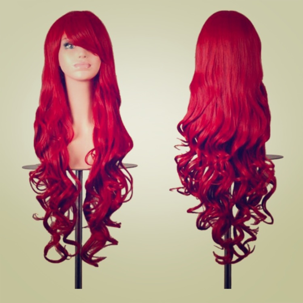 32” red costume wig NWT